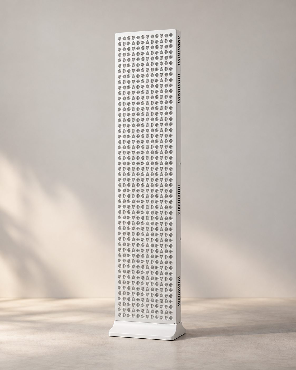 Rubrawell Full 153 cm full-height white red light panel, studio shot