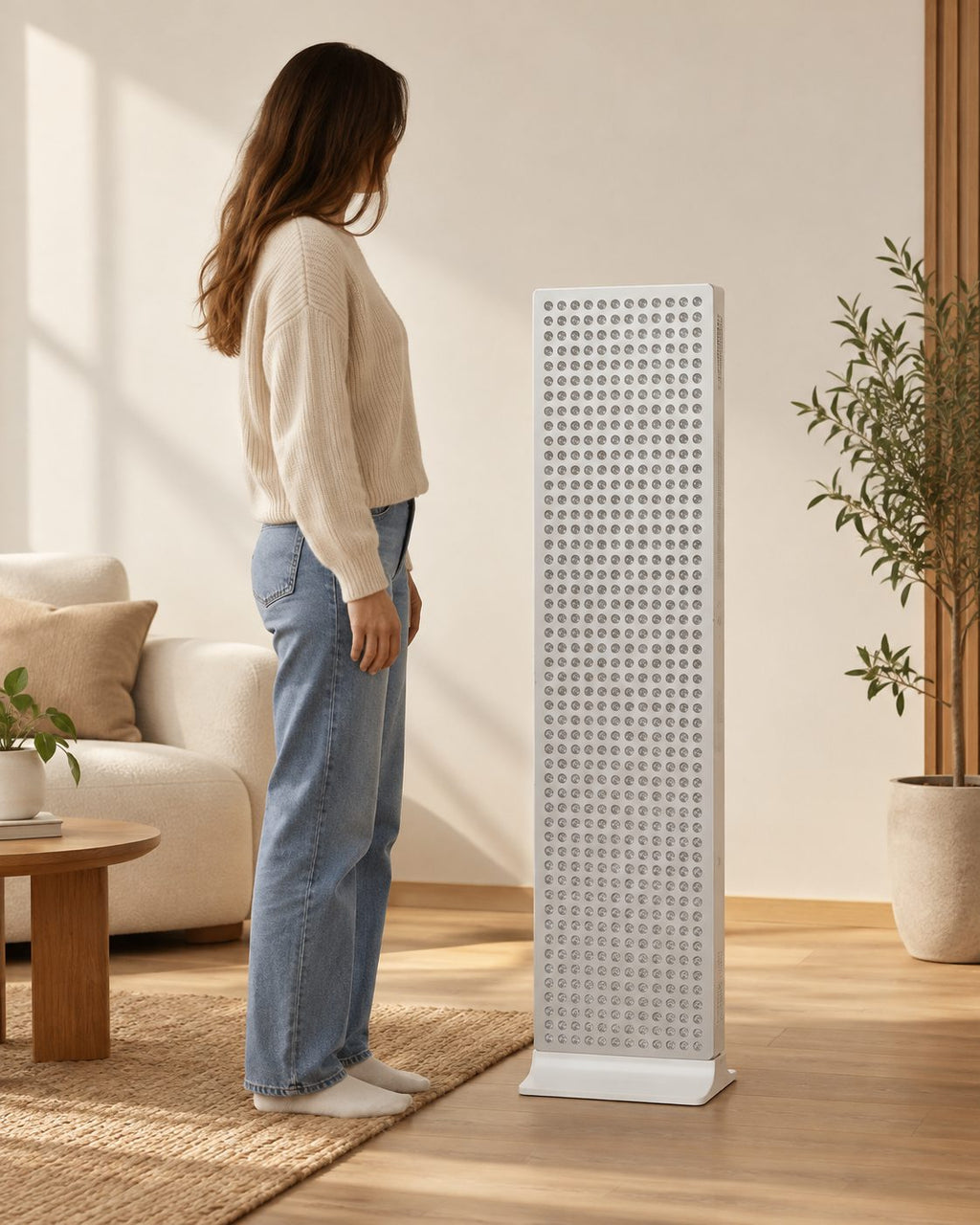 Rubrawell Full next to a standing person for scale
