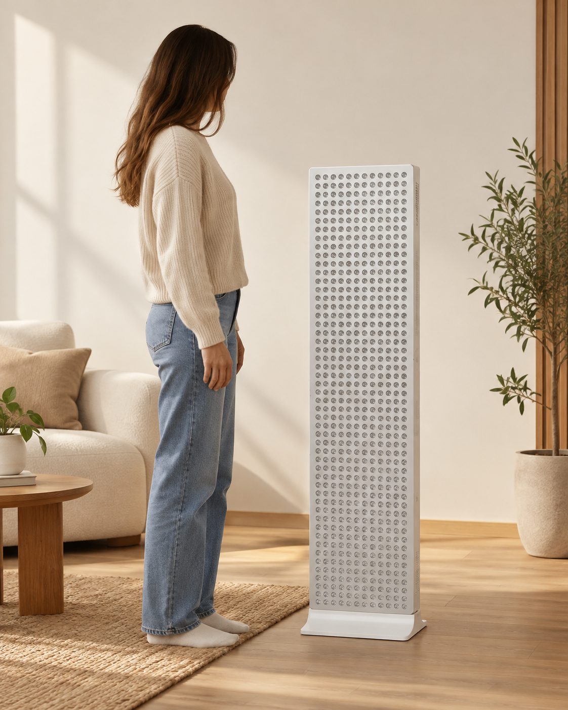 Rubrawell Full next to a standing person for scale