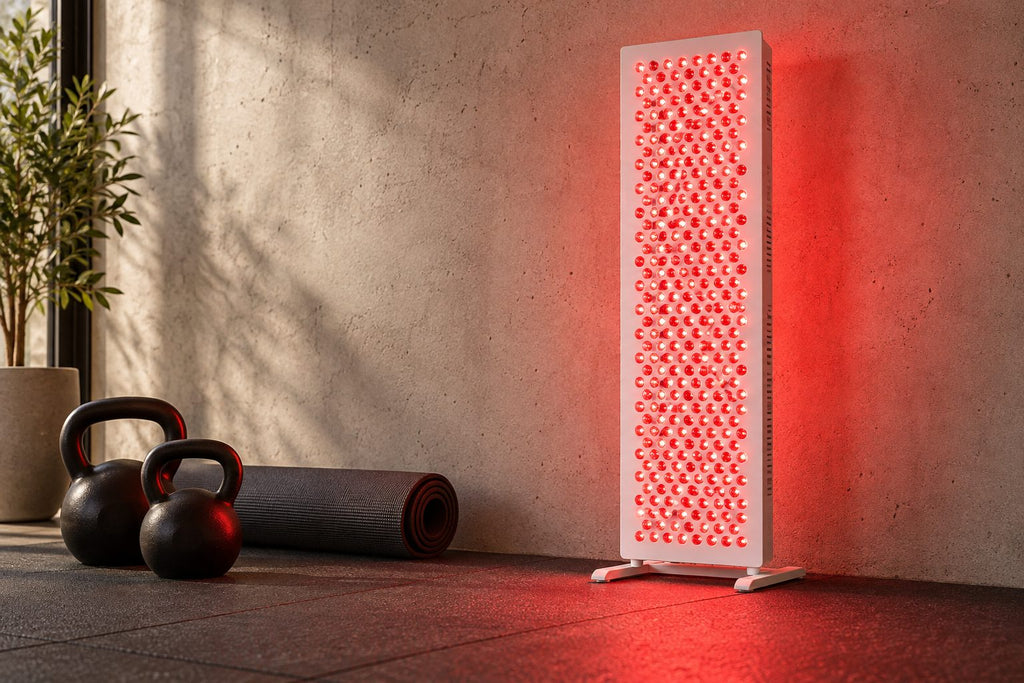 Rubrawell Half in a minimalist home gym corner